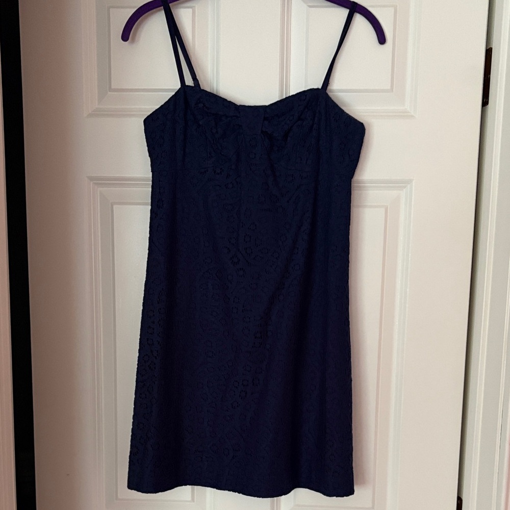 Lilly Pulitzer Navy Lace Mini Dress